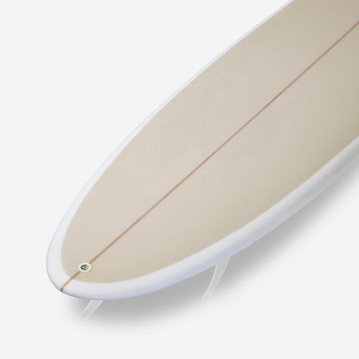 Image du produit Olaian Planche de surf hybride en résine 7' 49L avec 3 ailerons - beige (7')