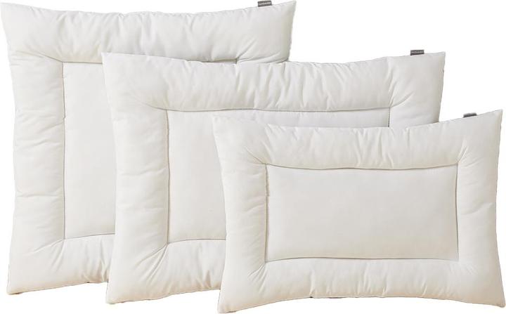 Actual product image Vertbaudet Flat children's pillow with microfibre, boil-proof & easy-care (60 x 60 cm)