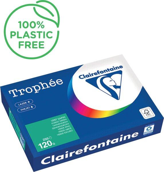 Actual product image Clairefontaine Copy paper Trophée fir green DIN A4 120 g/m² 250 sheets (120 g/m²)