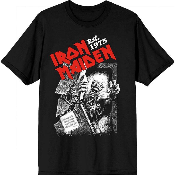Iron Maiden Est. 1975 No Prayer Grave TShirt (XL)