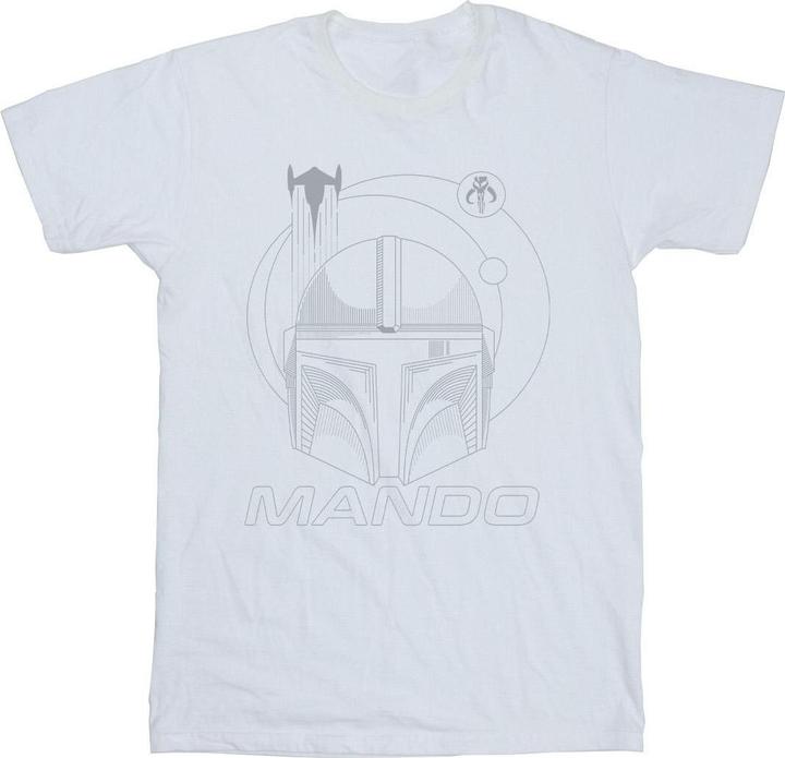 Star Wars The Mandalorian Rings Helmet TShirt