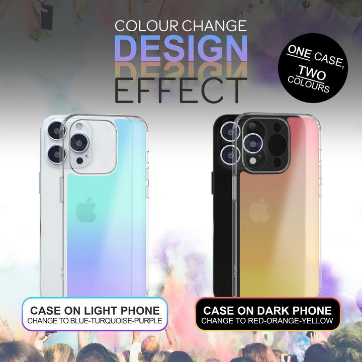 Produktbild Nalia Durchscheinende Harte Hülle mit Farbwechsel (Apple iPhone 14 Pro)