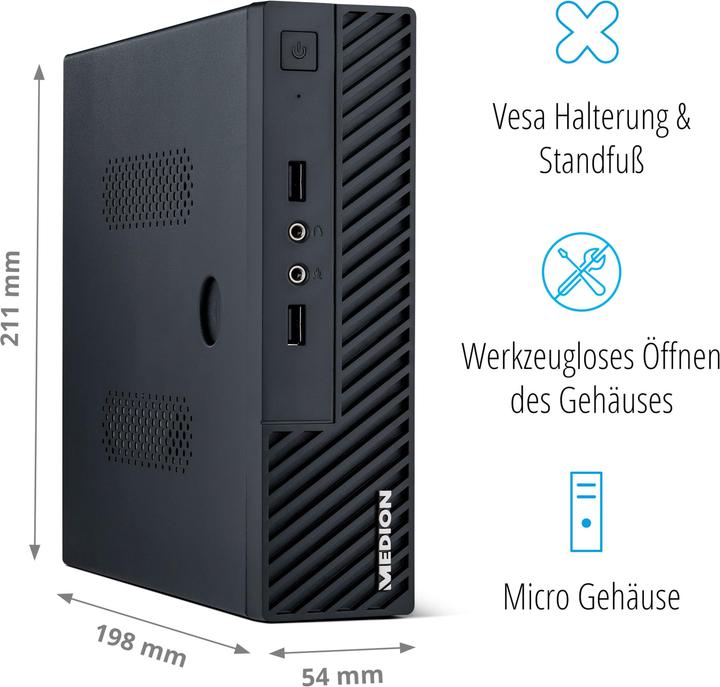 Actual product image Medion Akoya S23002 (Intel Celeron J4105, 4 GB, 128 GB)