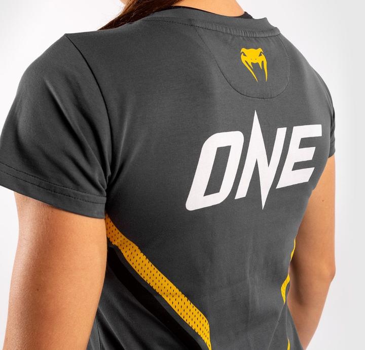 Immagine prodotto Venum T-shirt ONE FC Impact - da donna - Grigio/Giallo (L)