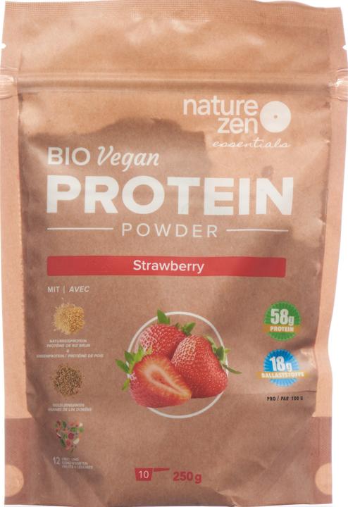 Actual product image Nature Zen Bio Vegan Protein Powder (Strawberry, 1 pcs., 250 g)