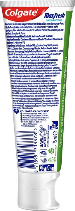 Image du produit Colgate Max Fresh Cooling Crystals (75 ml)
