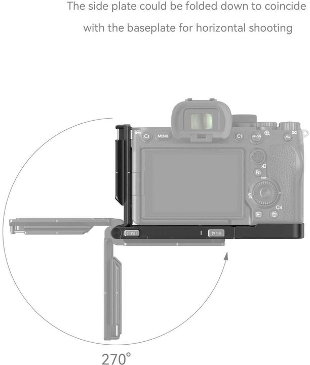Actual product image SmallRig Foldable L Bracket for Sony Alpha 7R V / Alpha 7 IV / Alpha 7S III