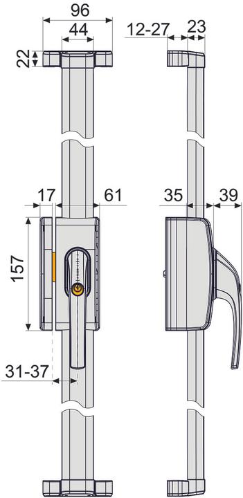 Image du produit Abus Fenster-Stangenverschlüsse FOS 650