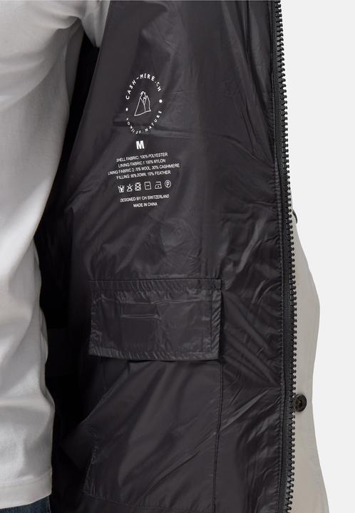 Immagine prodotto Cash-Mere Daunenparka mit Kapuze und Kaschmirfutter (L)