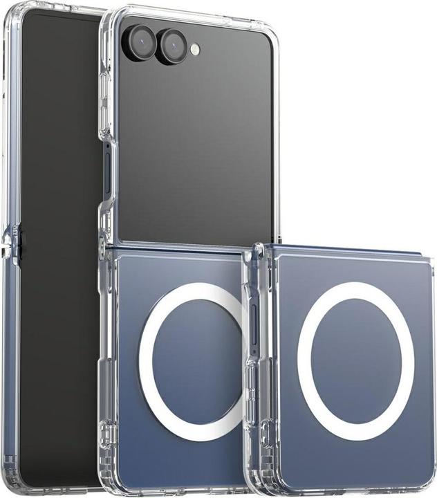 Actual product image Araree Case Duple M MagSafe for Samsung Galaxy Z Flip7 transparent (Samsung Galaxy Z Flip 7)