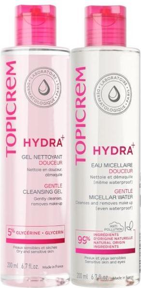 Image du produit Topicrem Hydra+ Gel Nettoyant + Eau Micellaire (Gel)