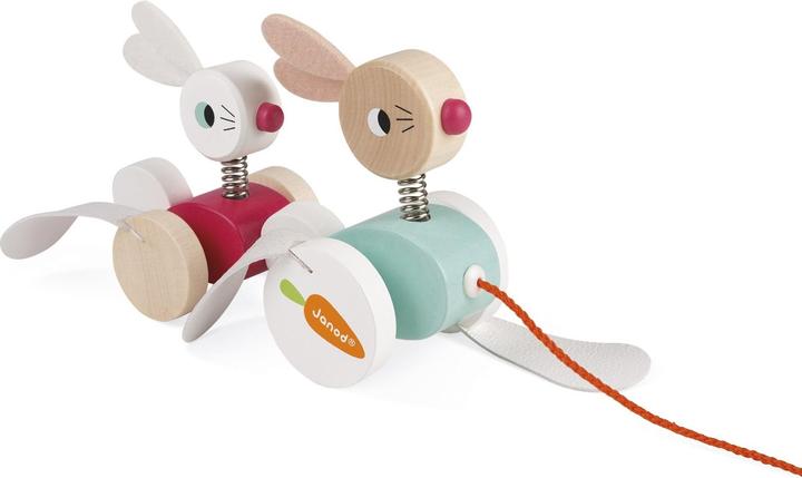 Actual product image Janod Pull-along bunny family