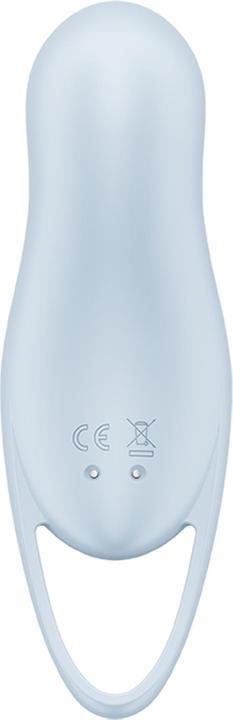 Actual product image Satisfyer Pocket Pro 1 Clitoris Stimulator Light Blue