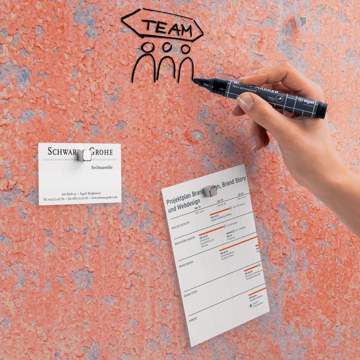 Actual product image Sigel Glass magnetic board Artverum with design (Magnet board, 91 x 46 cm)