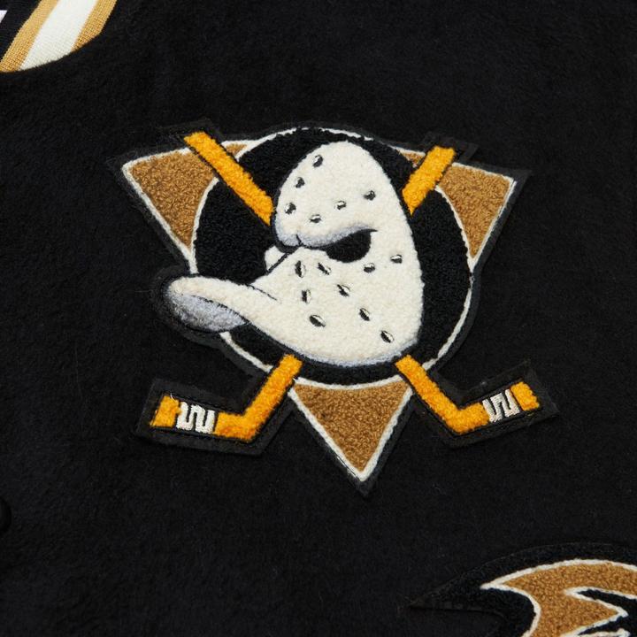 Actual product image Mitchell & Ness M&N Legacy Varsity Wool Veste - Anaheim Ducks (S)