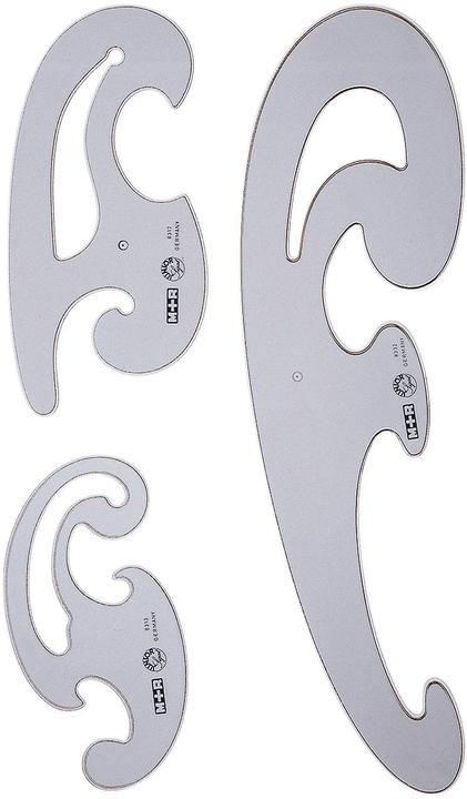 M+r Burmesterkurvenset 3-teilig (344 mm)