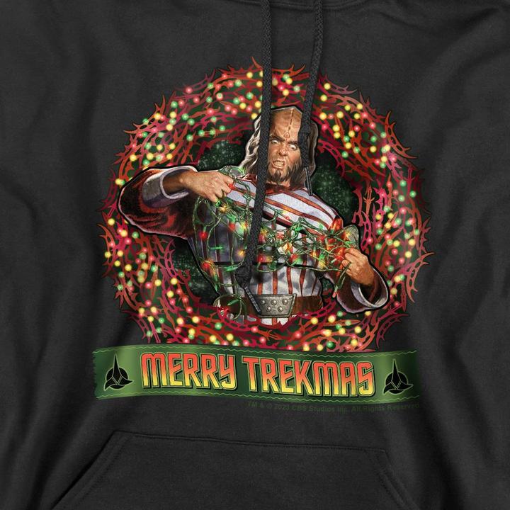 Immagine prodotto Merry Trekmas Felpa con Cappuccio Natale Uomo (S)