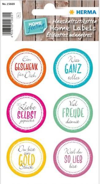 Produktbild HERMA Sticker Sprüche