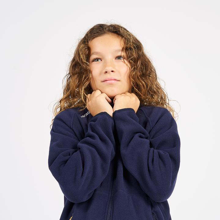 Immagine prodotto Tribord Giacca in pile da vela per bambini calda 100 blu/nero (140)