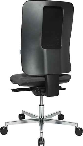 Produktbild eurokraft pro Bürodrehstuhl V3, Rückenlehne gepolstert, schwarz / anthrazit