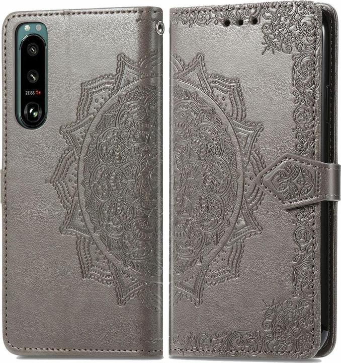 Actual product image König Design Cover Mobile Protection for Sony Xperia 5 III Case Cover Case Bumper Grey New (Sony Xperia 5 III)