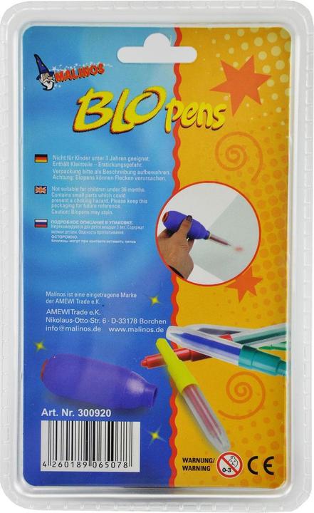 Image du produit Malinos Pompe à main Blopens (Violet, 1 x)