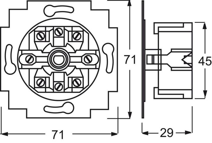 Actual product image Busch-Jaeger Blind switch insert