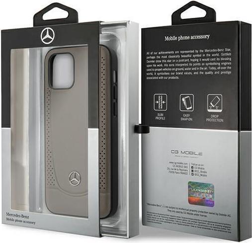 Actual product image Mercedes MEHCP12LARMBR iPhone 12 Pro Max 6.7-inch brown hard case Urban Line (Apple iPhone 12 Pro Max)