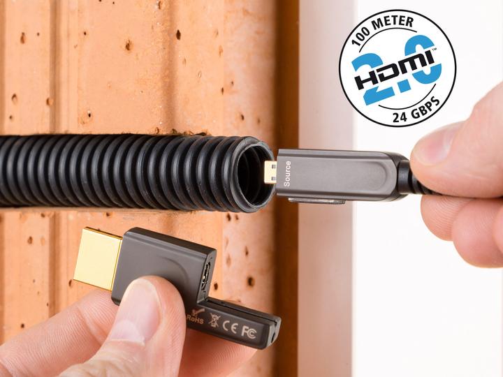 Produktbild Inakustik HDMI (Typ A)| micro HDMI (Typ D) — DVI| micro HDMI (Typ D) (30 m, HDMI, DVI)
