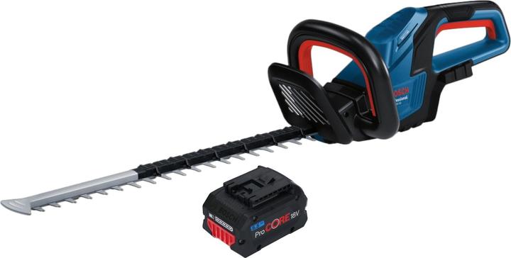 Actual product image Bosch Professional Bosch GHE 18V-50 Professional Akku Heckenschere 18 V 50 cm Brushless + 1x ProCORE Akku 5,5 Ah - (Rechargeable battery operated)