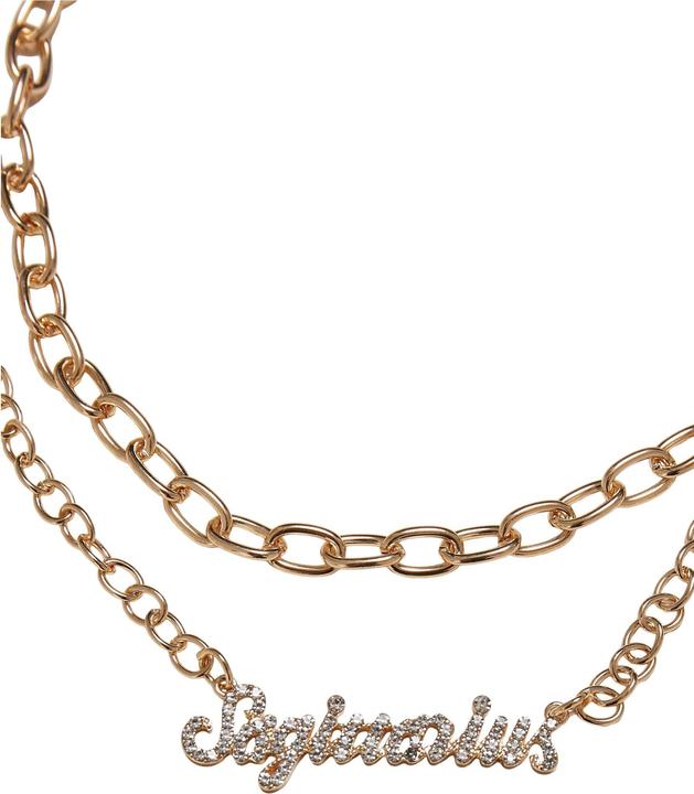 Image du produit Urban Classics Diamond Zodiac Golden Necklace - 17138 (Zinc, Fer)
