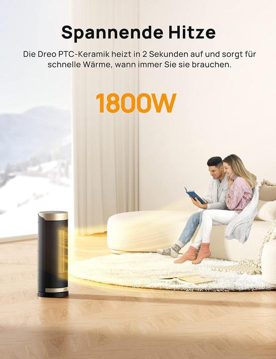 Immagine prodotto Dreo Solaris Slim H3 (1800 W)