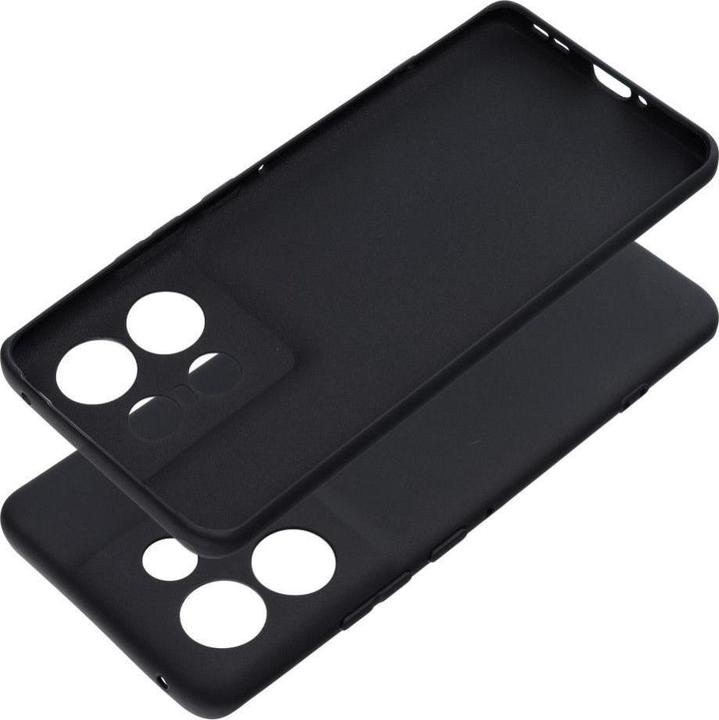 Actual product image OEM Back panel cover MATT case for MOTOROLA EDGE 50 Pro black (Motorola Edge 50 Pro)