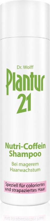 Plantur 21 Nutri-Coffein Shampoo Speziell für coloriertes und strapaziertes Haar (250 ml, Flüssiges Shampoo)