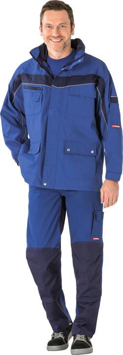 Actual product image Planam unisex winter jacket PLALINE cornflower blue, navy size 2XL