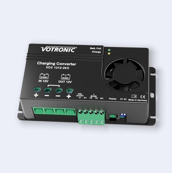 Produktbild Votronic 3321 VCC 1212-20 C 12V zu 12V 20A B2B Ladewandler (12V, 25 A)