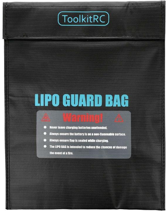 Actual product image Toolkitrc LiPo bag large 230 x 300 mm, depth: 300 (30 cm, 23 cm)