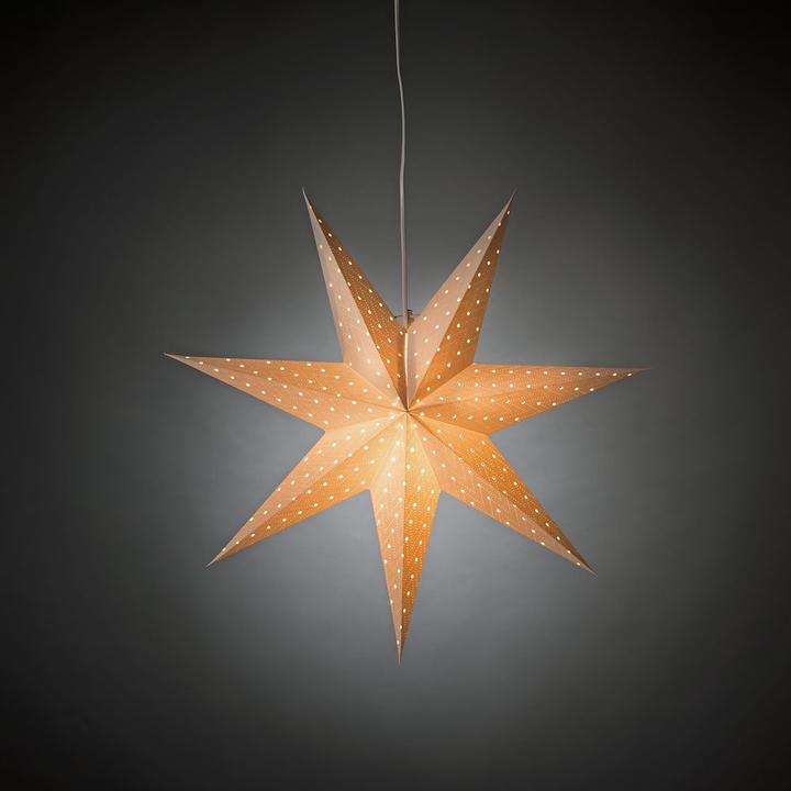 Immagine prodotto Konstsmide 2910-200 Stella luminosa di Natale, LED bianco ricamato, con ausgest