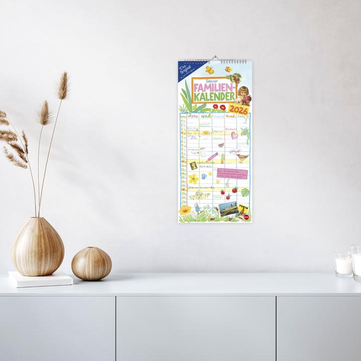 Actual product image Gabi Kohwagner Unser Familienkalender 2026 (German)