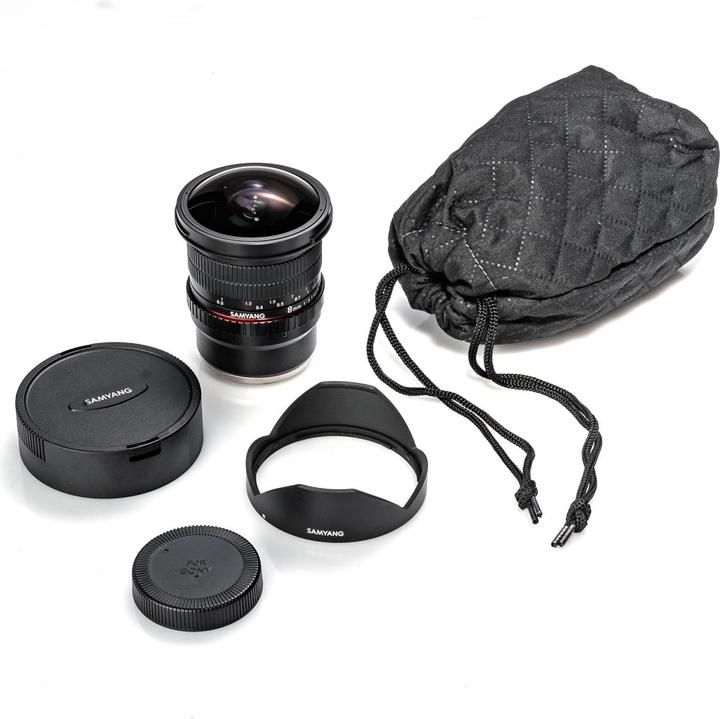 Immagine prodotto Samyang 8mm f/3.5 Asph IF MC Fisheye CSII DH - Sony E (Sony E, APS-C / DX)