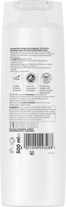 Actual product image Pantene Shampoo Repair & Care 500 ml (500 ml, Liquid shampoo)