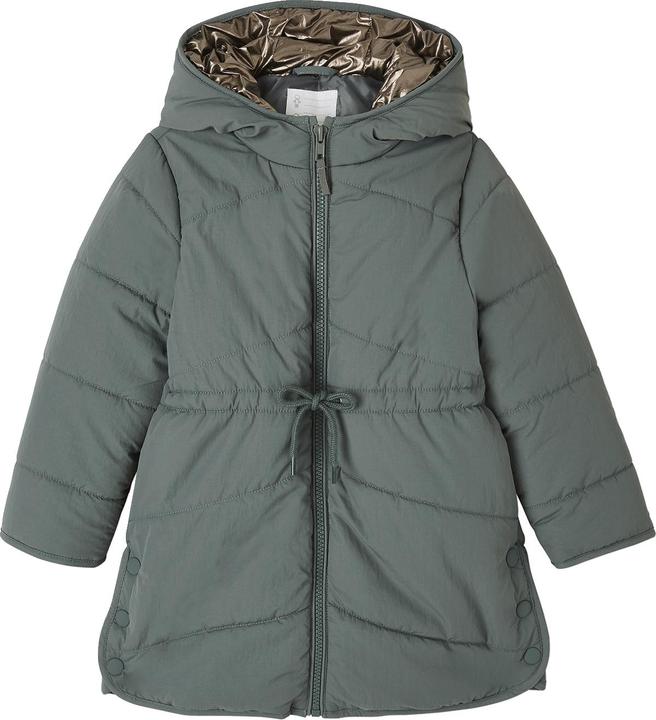 Actual product image Vertbaudet Girls' light quilted coat with hood, recycled polyester padding (86)