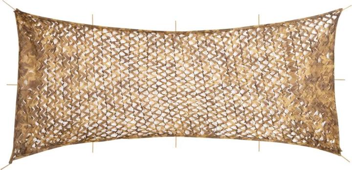 VidaXL Tarnnetz mit Aufbewahrungstasche 844x429 cm Sandfarbe