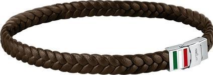Immagine prodotto Morellato Bracciale moda in pelle marrone intrecciata Moody SQH50 (M) (Pelle riciclata)
