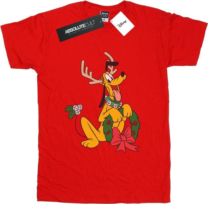 Disney Pluto Christmas Reindeer TShirt (M)
