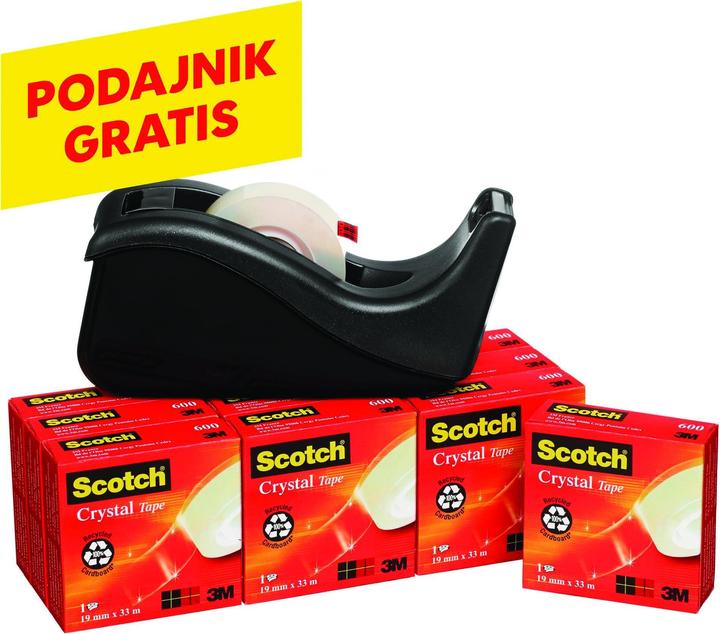 Actual product image Scotch Crystal Tape (19 mm)