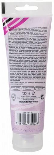 Immagine prodotto Pebeo Decocrème Colore acrilica madreperla (Madreperla viola, 120 ml)