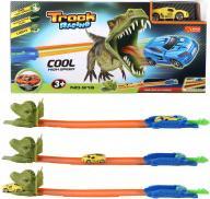 Jono Toys Dino Shooting Racing Set leuchtet im Dunkeln mit L