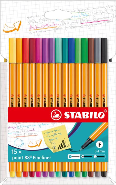 Immagine prodotto STABILO Punto 88 (Ordinati, 15 x)