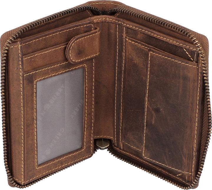 Produktbild Greenburry Vintage Sternzeichen Geldbörse Leder 10 cm